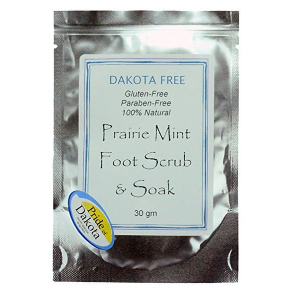 Dakota Free Prairie Mint Foot Scrub - 30 gm Packet