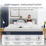 MLILY USA EGOHOME 14 inch Full Size Mattress in a Box, Cooling Gel Memory Foam Mattress, Medium Firm — $339.99 (62% off)