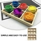 thumbnail image 4 of Caja de pigmentos de crayón de 2 piezas, estuche de almacenamiento multifuncional, caja de herramientas de pintura portátil, 4 of 8