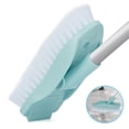 thumbnail image 3 of Floor Brush Scrubber With Long Handle Scalable Rotatable Floor Scrub Brush- Shower Cleaning Brush For Bathroom Bathtub Tile Patio Kitchen Wall Deck With Detachable Stiff Bristle Scrub Brush Tools, 3 of 8