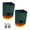2pcs, variant on Solar Motion Sensor Alarm Outdoor,Red LED Strobe Light 4 Working Mode 129dB Loud Sound Noise Maker Home Security Siren Motion Detector Animal Repeller for Garden Barn Yard Farm Garden