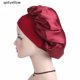 thumbnail image 2 of Qetyellow Solid Satin Bonnet Hair Styling Sleep Hat Wrap Shower Cap Hair Styling Tools CO, 2 of 4