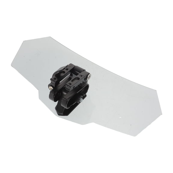 EXHUMKY Universal Clip on Motorcycle Windshield Spoiler with Heightened Wind Deflector