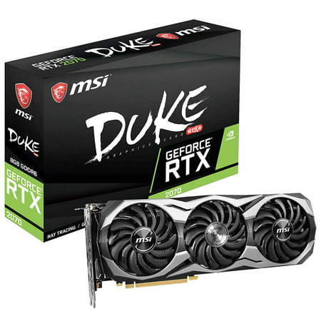 MSI DUKE GeForce RTX 2070 DUKE 8G OC 8GB Video Graphics (Best Graphics Card Price Performance Ratio)