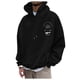 thumbnail image 2 of MHFRRA Sudadera con Capucha para Hombre, con Estampado de Letras Gráficas, Sudadera de Gran Tamaño, Hombros Caídos, Manga Larga, Jersey Negro, 2 of 7