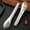 A, variant on Premium Stainless Steel Food Tong Small Serving Utensils, Heavy Duty Non-Stick BBQ Cooking Kitchen Tongs for Cooking, Entertaining, Salad, Barbecue, Buffet, Toast and Steak