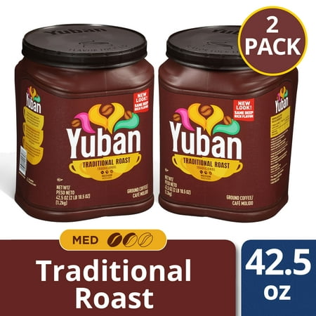 (2 pack) Yuban Original Medium Roast Ground Coffee, 42.5 oz