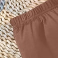 thumbnail image 4 of Ashirexll Workout Shorts Women, Athletic Shorts, Solid Color Casual Drawstring Sports Shorts with Pocket, 4 of 7