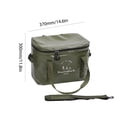 thumbnail image 3 of Bolsa De Pícnic Bolsa De Pícnic Bolsa de picnic para acampar SUNDICK Bolsa de hielo aislante de gran capacidad (verde oscuro), 3 of 8