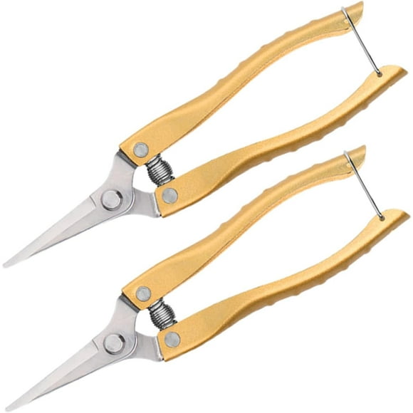 2Pcs Garden Pruning Shears Plants Stainless Steel Indoor Scissors Heavy Duty Scissors Gardening Scissors Garden Clippers Tree