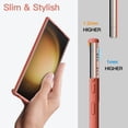 thumbnail image 3 of JETech Slim Fit Case for Samsung Galaxy S23 Ultra 5G 6.8-Inch, Soft TPU Thin Protective Phone Cover with Matte Finish, Shockproof (Red), 3 of 7