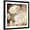Black Frame, variant on Art.com Art Floral Vintage Sepia Background with White Asters Art Print by Irina QQQ, 24" x 24"