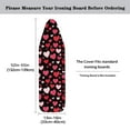 thumbnail image 5 of HELLHERO Hearts Pattern Ironing Board Cover, 15x54 Inches Polyester - Iron Table Cover for Sewing Room, Design Studio, Hobby Space, 5 of 5
