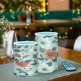 thumbnail image 3 of Yayeee Flameless Candles with Remote Flickering Battery Operated Multi Color Changing, Large Red Floral Pattern, 3 of 7