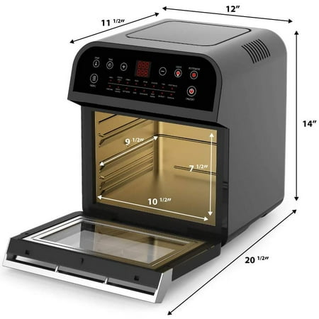 GoWISE 12.7-Quart Electric 15-in-1 Programmable Air Fryer and Oven