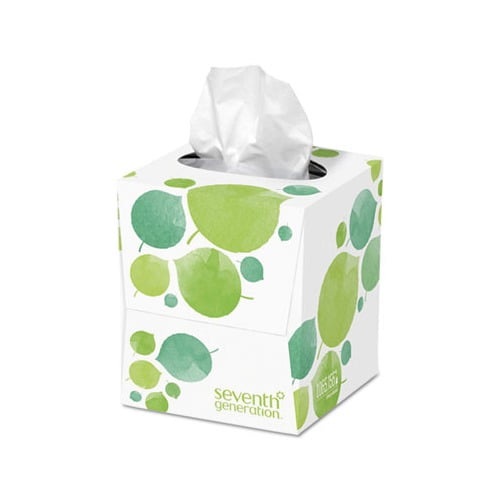100% Recycled Facial Tissue, 2-Ply, 85 Sheets/Box, 36 Boxes/Carton
