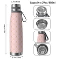 thumbnail image 3 of Modern 29oz Stainless Steel Insulated Thermos with Tea Filter, 360° Printed Travel Bottle, Leakproof BPA-Free Flask with Anti-Slip Base, 304 Inner & 201 Outer, Vacuum Cup, 3 of 6