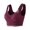 Purple, variant on TQWQT Plus Size Lace Bra C Cup Wide Back Push Up Brassiere for Women