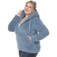 thumbnail image 2 of White Mark Women's Hooded Sherpa Jacket, 2 of 6