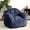 Navy blue, variant on COZONY 3.3FT Bean Bag Chair for Kids & Teens – Pre-Filled, Ultra Soft Foam Lounge Chair, Round Floor Sofa for Bedroom, Playroom, Living Room