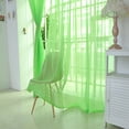 thumbnail image 2 of Hovilon Window Drapes Curtain,Sheer Curtains，Light Filtering Rod Pocket Solid Color Window Sheer Curtain Kitchen Bedroom Children Living Room Yard，39x108 Inch（1 PCS）, 2 of 2