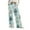 Light Blue, variant on Women's Fashion Casual Loose Printed Wide-Leg Sports Pants with Christmas Print, Comfortable Home and Outdoor Wear, Elastic Waist with Drawstring for Easy Fit, Light Blue, XL