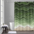 thumbnail image 5 of Ocean Waves Shower Curtains for Bathroom, Abstract Spray Beach Washable Fabric Shower Curtain with Hooks Waterproof Bathroom Decor Sets, 72 x 72 Inches, 5 of 9