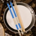 thumbnail image 5 of KALLORY 1 Pair Blue Wooden Drum Mallets for Drum and Percussion Instruments Beginner present, 5 of 8