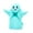 F, variant on A 3D Printed Cute Ghost Gear Toy For Kids And Adults With Unique Design For Stress Relief And Collectible Play