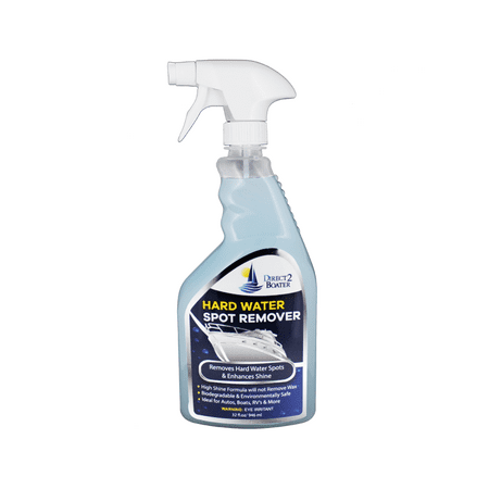 Hard Water Spot Remover for Boats, Autos, Motorcycles, ATV's & RV's - 32 fl oz Biodegradable High Shine