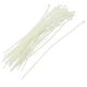 thumbnail image 1 of Bridas de cable de plástico blanco de 250 mm de longitud y 5 mm de ancho, 50 piezas, 1 of 1