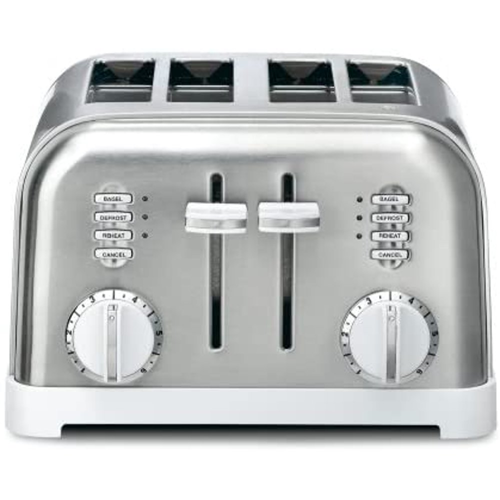 Cuisinart CPT180WP1 Metal Classic 4Slice toaster, White