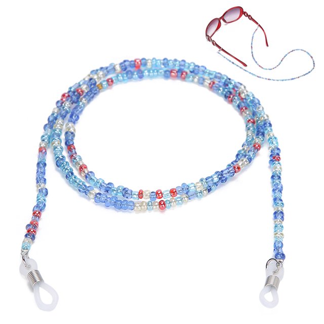 Sangle pour Lunettes Perlées, Lanière de Lunettes à la Mode pour Lunettes Sangle de Lanière pour Hommes pour Accessoire de Bijoux pour Femmes