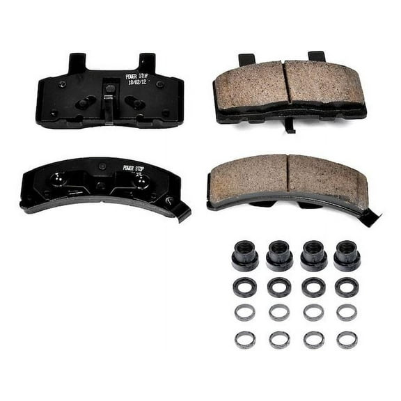 Front Brake Pad Set - Compatible with 1992 - 1999 Chevy C1500 Suburban 1993 1994 1995 1996 1997 1998