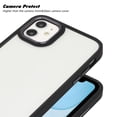 thumbnail image 5 of For Apple iPhone 15 6.1 inch Impact Shockproof Protective Clear Back Bumper Frame Hybrid Case Cover Black, 5 of 5