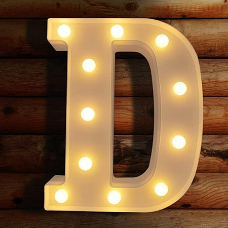 

Lights for Bedroom Decor LED Letter Lights Light Up Plastic Letters Standing Hanging Warm Wihte Light Other