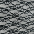 thumbnail image 2 of 60" Nylon Spandex Lace Floral Pattern Anti Wrinkle & Breathable Fabric by the Yard - (88 GSM) 4-Way Stretch - Perfect for Clothing, Lingerie, Bridal Gowns & DIY-Black, 2 of 4
