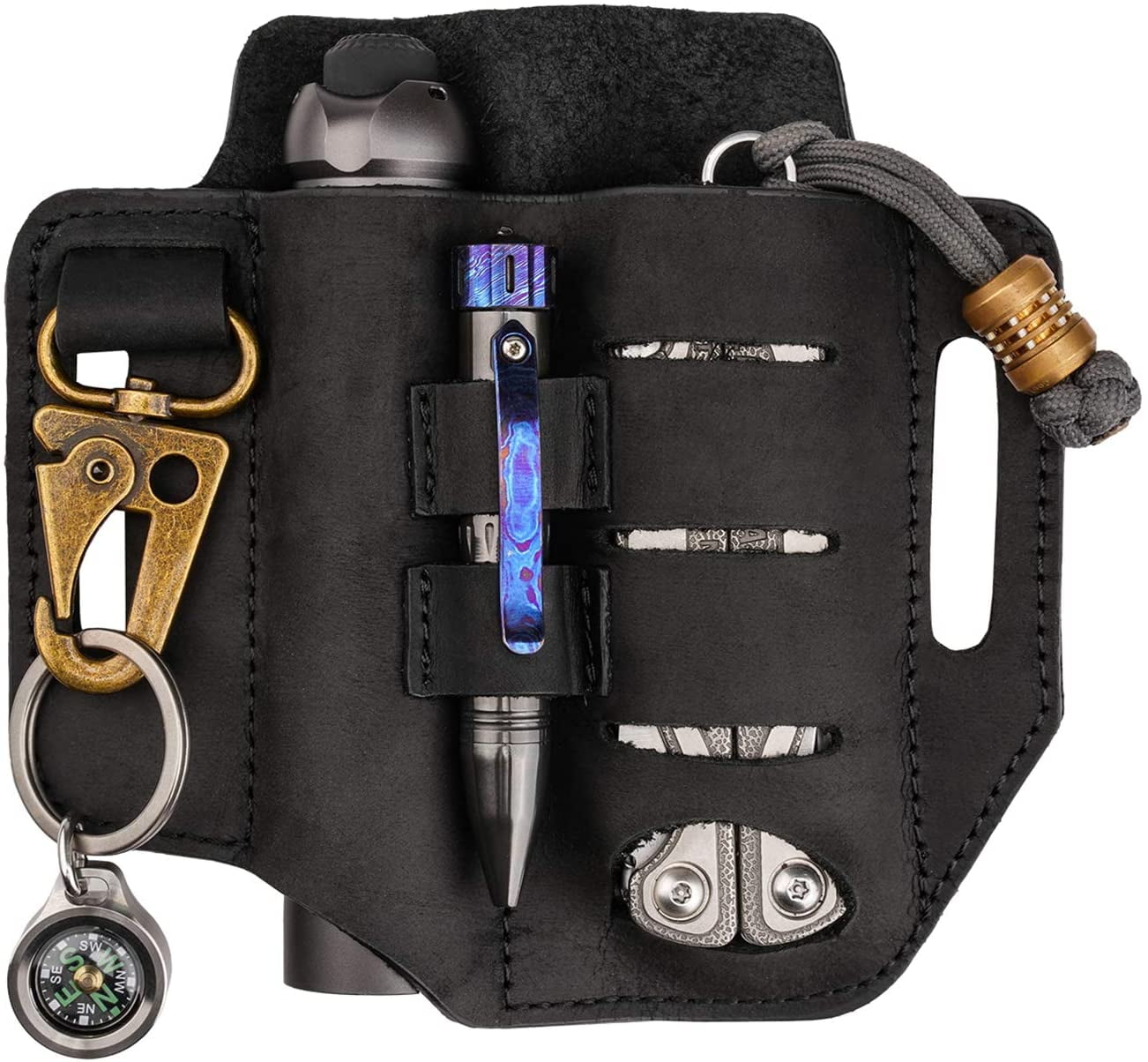 100 safe online checkout New Multitool Genuine Leather Sheath EDC