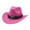 Hot Pink, variant on Celivon Women Cowboy Hat Vintage Western Casual Riding Wide Brim Travel Loose Cap Outdoor Camping Hat