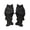 black, variant on Non-Slip Fish Slippers Lightweight EVA Sandals Indoor Outdoor Shower Beach Slides Unisex