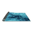 thumbnail image 2 of Ahgly Company Indoor Square Oriental Light Blue Industrial Area Rugs, 8' Square, 2 of 4