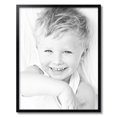 thumbnail image 2 of ArtToFrames 21x27 inch Satin Black Short Picture Frame, Black Wood Poster Frame (1416), 2 of 8