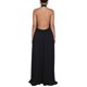 thumbnail image 4 of VISgogo Mono sin mangas con cuello halter para mujer con pierna ancha Color sólido Ropa de verano fresca sin espalda VISgogo moda, 4 of 9