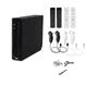 thumbnail image 1 of Nintendo Wii Console Black with 4 White & Black RetroFam Remotes + Nunchucks - Multiplayer Motion Gaming System (Refurbished), 1 of 5