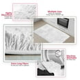 thumbnail image 4 of Nestl Super Soft Shaggy Bath Rug, Absorbent Bathroom Rug, 17" x 24", White, 4 of 6