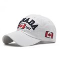 thumbnail image 1 of CANADA baseball cap, unisex, Canadian baseball cap, pure cotton, versatile duckbill cap, 1 of 5