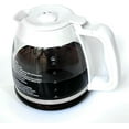 thumbnail image 1 of 12-CUP Glass Replacement Coffee Carafe with White Lid and Handle Compatible with Cuisinart SS-16 Coffee Machine, 1 of 1