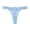 Light blue, variant on Seductiva Clearance Women's Cotton Bikini Panties and Interesting Women's Thong Girls Underwear Fashion Solid Color T Pants Ladies Lace Stitching Unde Breathable Thong