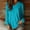 Blue loose fit long sleeve blouse a1, variant on Yrmaups Loose Fit Long Sleeve Blouse for Women, Casual V Neck Top, Flowy Soft Tee for Vacation Office Travel Daily Wear, Red L