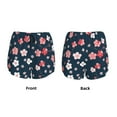 thumbnail image 5 of Lsque Cherry Blossoms Printed Women's Running Shorts with Liner Pockets,Elastic Quick Dry Workout Athletic Gym Yoga Shorts,Womens High Waist Shorts-X-Large, 5 of 9